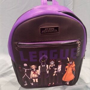 My Hero Academia Purple and Black Kids Backpack